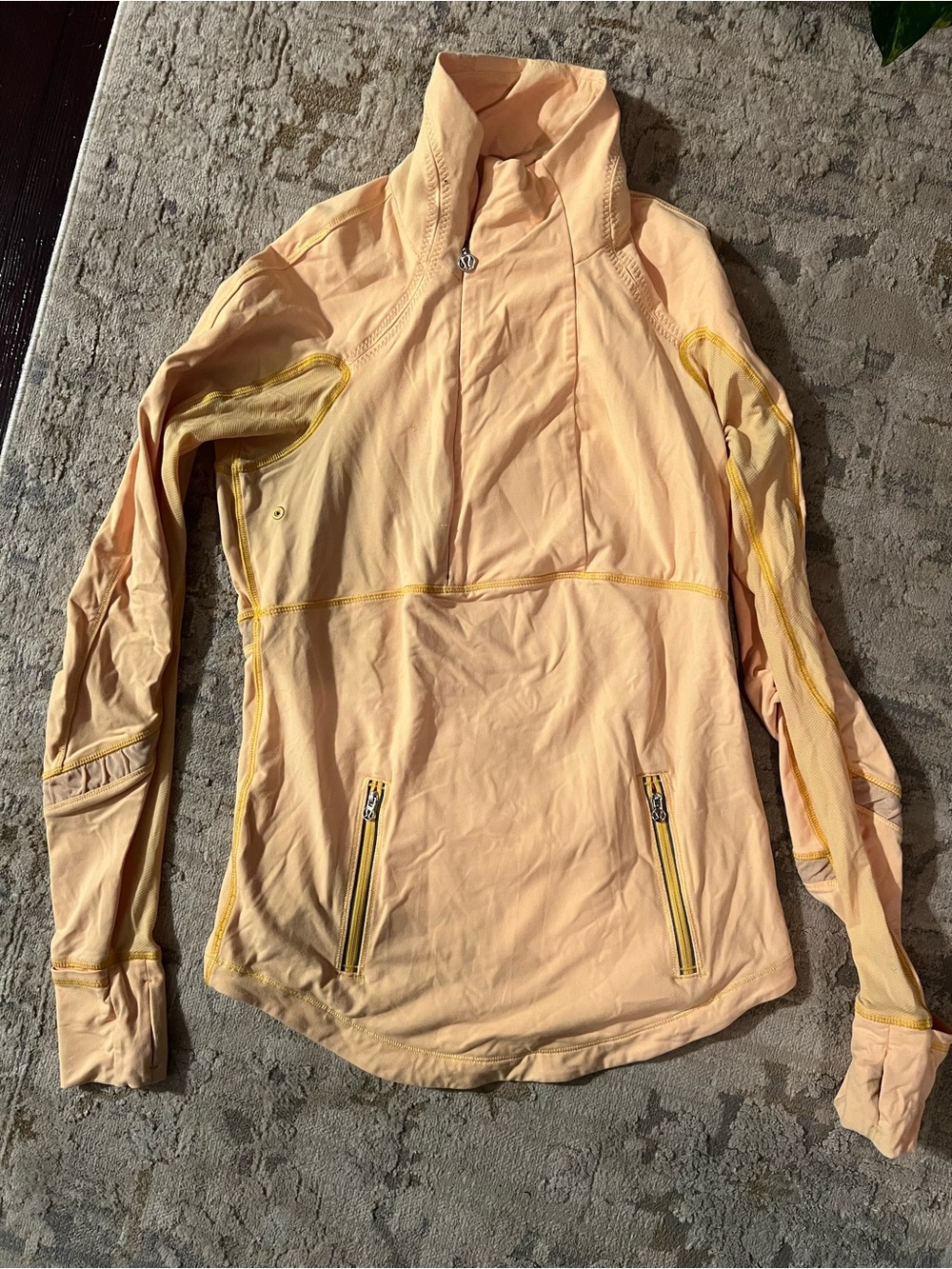 lululemon athletica Half‑Zip yellow Pullover